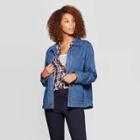 Women's Denim Chore Jacket - Universal Thread Medium Wash