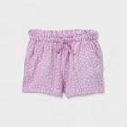 Toddler Girls' Dot Pull-on Shorts - Cat & Jack Light Purple