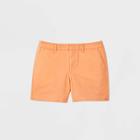 Women's 5 Clean Chino Shorts - A New Day Coral 2, Women's, Pink