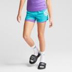 Umbro Girls' 2-in-1 Training Shorts - Turquoise