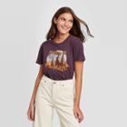 Women's Nature Is Magic Short Sleeve Graphic T-shirt - Fifth Sun (juniors') - Deep Purple