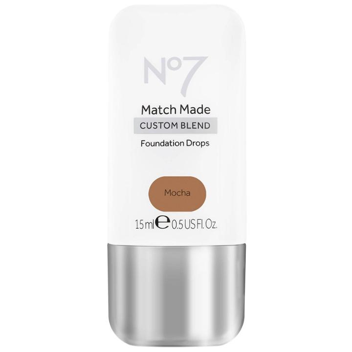 No7 Match Made Foundation Drops Mocha - .5oz, Brown