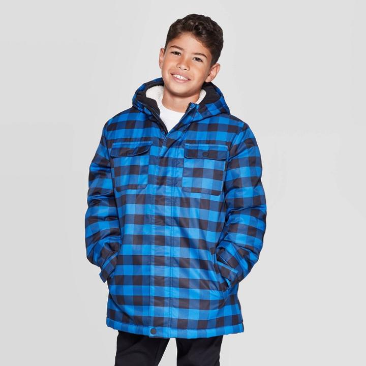 Boys' Tech Puffer Jacket - Cat & Jack Blue