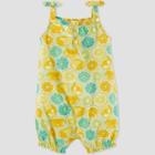 Baby Girls' Citrus Romper - Just One You Made By Carter's Yellow/green Newborn