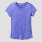 Girls' Digital Stripe Tech T-shirt - C9 Champion Lavender (purple)