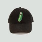 Cartoon Network Men's Rick And Morty Pickle Rick Baseball Hat - Black