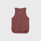 Women's Button-front Thermal Tank Top - Wild Fable