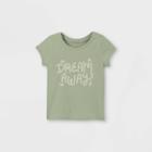 Toddler Girls' 'dream Away' Short Sleeve Graphic T-shirt - Cat & Jack Army Green