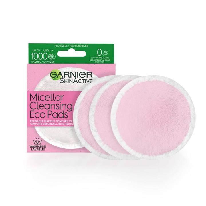 Garnier Skinactive Micellar Cleansing Reusable Soft Eco Pads