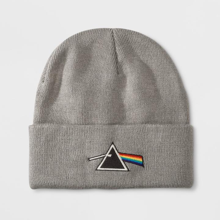 Junk Food Pink Floyd Beanie Hat Gray, Women's