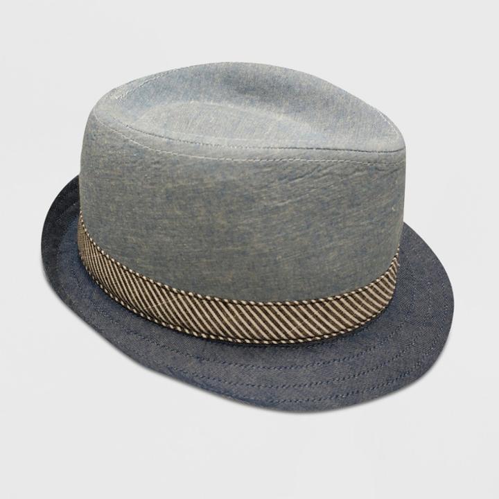 Baby Boys' Body Chambray Fedoras - Cat & Jack Blue