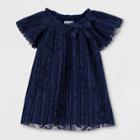 Toddler Girls' Holiday Lace Dress - Just One You Made By Carter's Navy 2t, Girl's, Blue