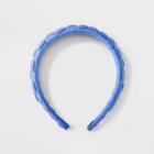 Basketweave Headband - Universal Thread Blue