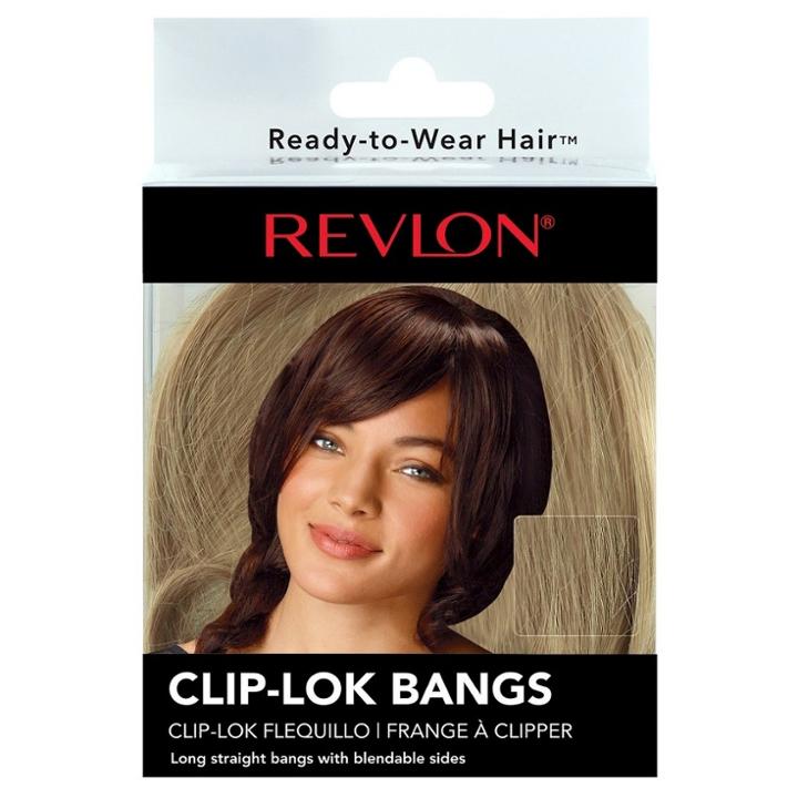 Revlon Ready-to-wear Hair Clip-lok Bangs - Dark Blonde