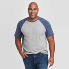 Men's Tall Standard Fit Novelty Crew Neck T-shirt - Goodfellow & Co Gray