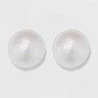 Sterling Silver Freshwater Pearl Stud Fine Jewelry Earrings - A New Day