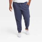 Men's Big & Tall Pintuck Jogger Pants - Goodfellow & Co Blue