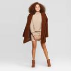 Women's Long Sleeve Mock Turtleneck Sweater Dress - A New Day Oatmeal Heather Xxl, Oatmeal Grey