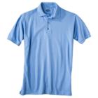 Dickies Men's Pique Uniform Polo Shirt - Light Blue