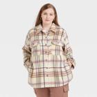 Women's Plus Size Long Sleeve Jacket - Universal Thread Plaid