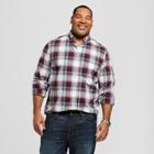 Men's Tall Standard Fit Long Sleeve Northrop Button-down Shirt - Goodfellow & Co Brigadier Navy