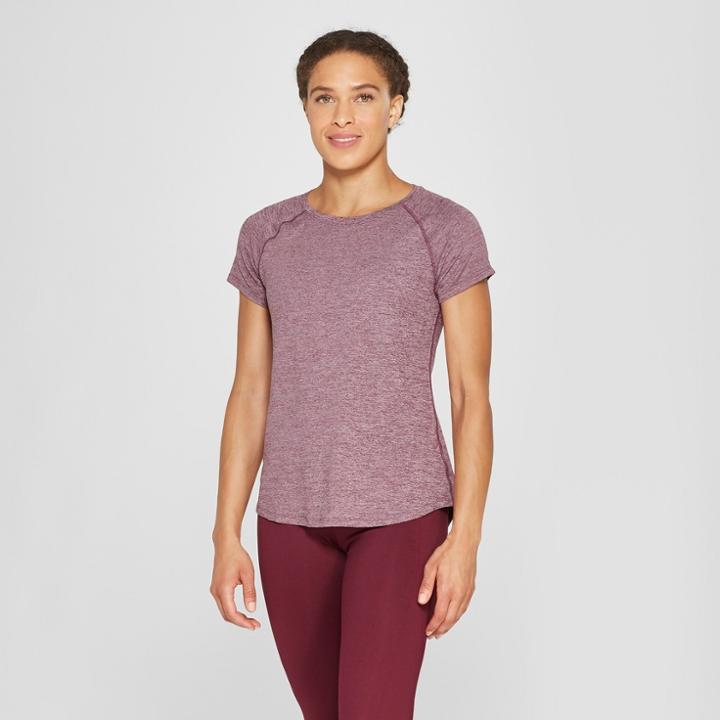 Women's Short Sleeve Soft T-shirt - C9 Champion Dark Berry Purple Heather
