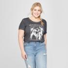 Target Women's Nsync Plus Size Short Sleeve Band Graphic T-shirt (juniors') Black