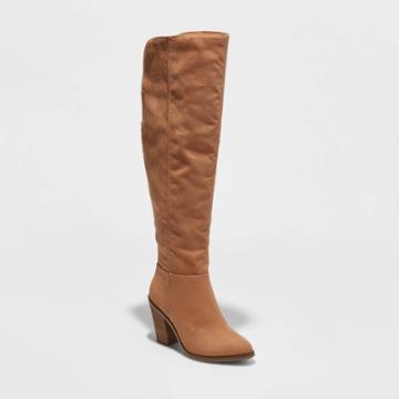 Women's Tessie Over The Knee Tall Boots - Universal Thread Tan
