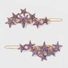 Target Glitter Stars Manual Barrette - Wild Fable Purple, Women's