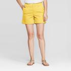 Target Women's High-rise Chino Shorts - A New Day Gold