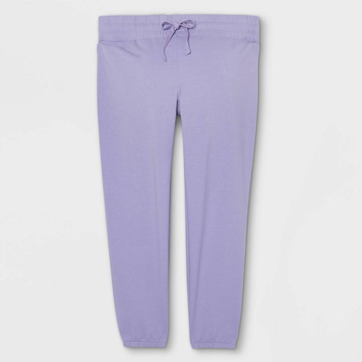 Maternity Match Back Jogger Pants - Isabel Maternity By Ingrid & Isabel Purple