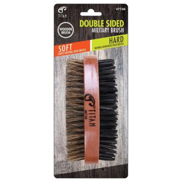 Titan Double Sided Military Hair Brush
