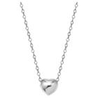 Distributed By Target Women's Sterling Silver Heart Necklace - Silver (18),