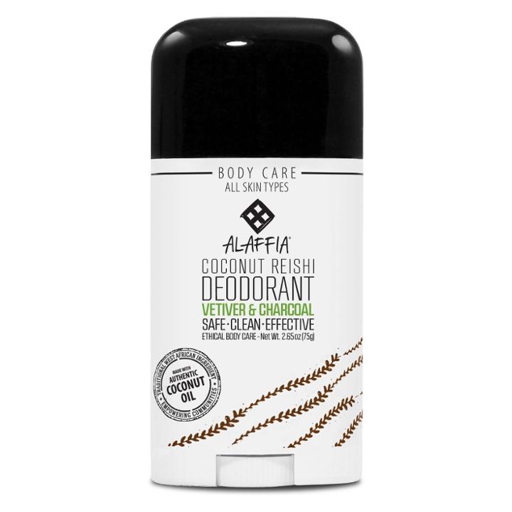 Alaffia Vetiver & Charcoal Coconut Reishi Deodorant