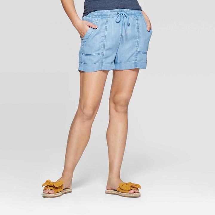Women's Utility Shorts - Universal Thread Indigo (blue)
