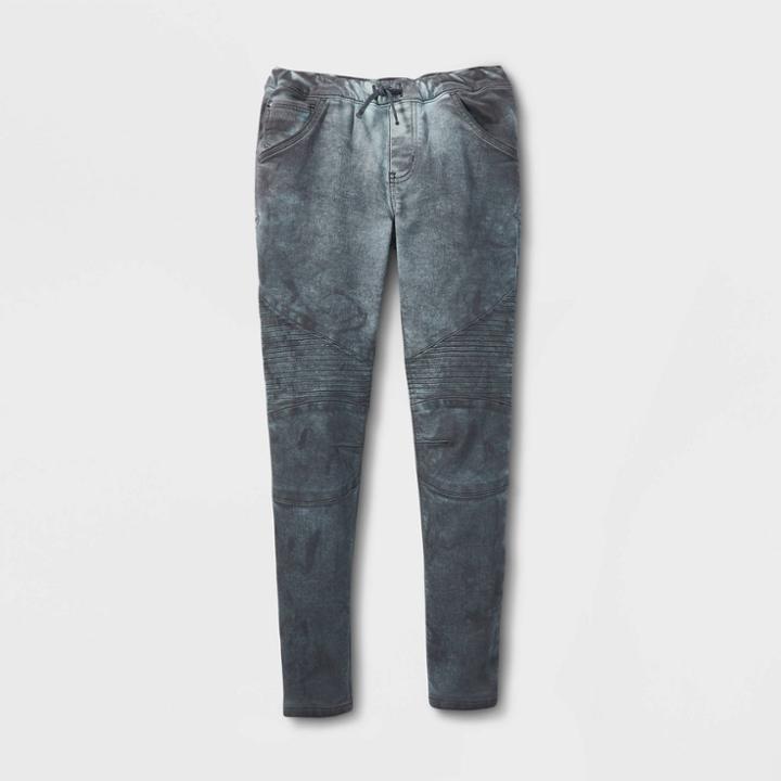 Boys' Super Stretch Super Skinny Fit Moto Jeans - Art Class Gray