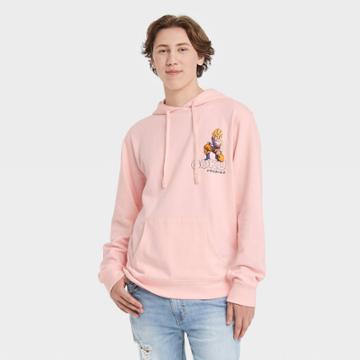 Men's Dragon Ball Z Hooded Graphic Sweatshirt - Pink