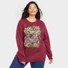 Merch Traffic Women's Plus Size Sublime Graphic Sweatshirt - Burgundy