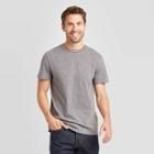 Men's Standard Fit Short Sleeve Novelty Crew Neck T-shirt - Goodfellow & Co Gray S, Men's,
