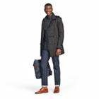 Men's Long Sleeve Front Button-down Trench Coat - 3.1 Phillip Lim For Target Black