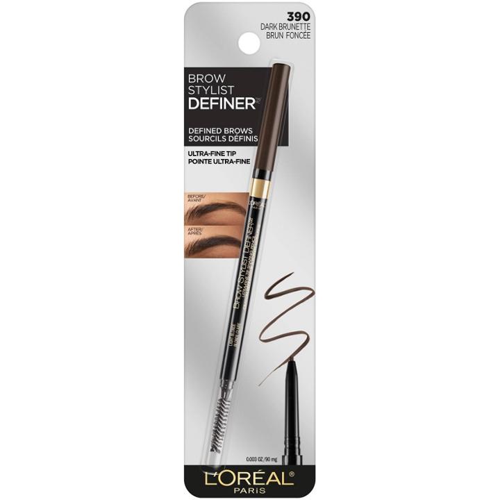 L'oreal Paris Brow Stylist Definer - 390 Dark Brunette