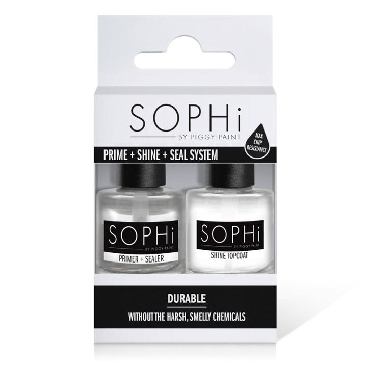 Sophi By Piggy Paint Sophi Prime + Shine + Seal System, Adult Unisex