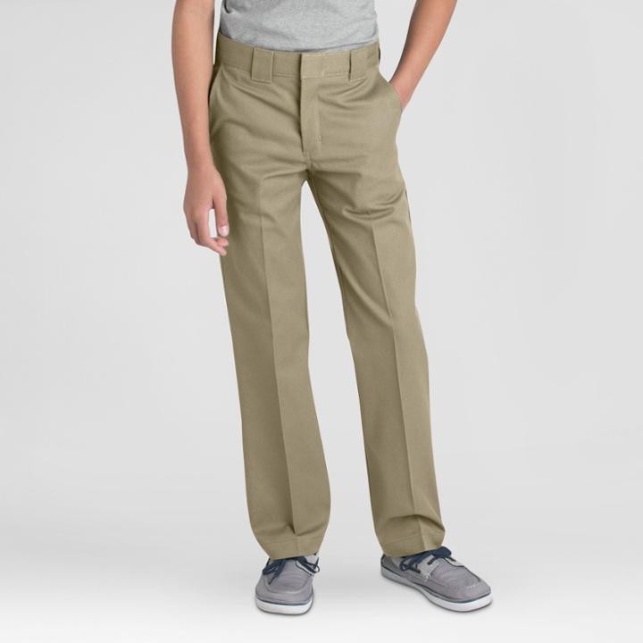 Dickies Boys' Slim Straight Pants - Desert