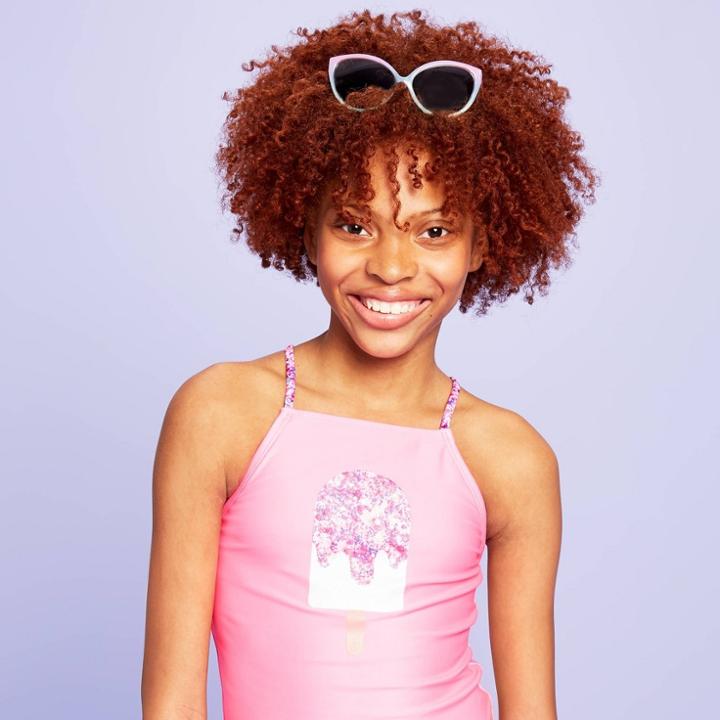 Girls' Summer Is For Sprinkles Tankini Set - More Than Magic Pink S, Girl's,