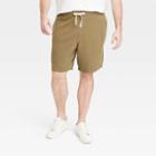 Men's Big & Tall 8.5 Elevated Knit Pull-on Shorts - Goodfellow & Co Green