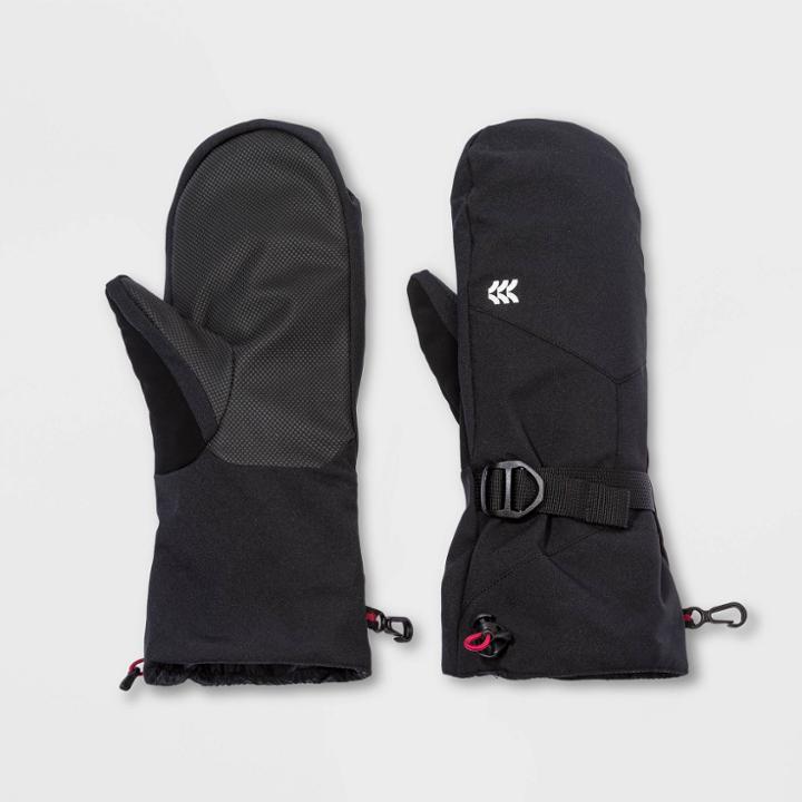 Women's Waterproof Ski Mittens - All In Motion Black