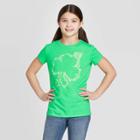 Petitegirls' Short Sleeve Shamrock Graphic T-shirt - Cat & Jack Green