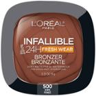L'oreal Paris Infallible Up To 24hr Fresh Wear Soft Matte Bronzer - 500 Dark