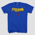 Marvel Men's Spider-man Short Sleeve Graphic T-shirt Royal