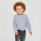 Toddler Boys' Thermal Long Sleeve T-shirt - Cat & Jack Navy Heather